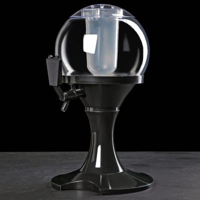 УЦЕНКА Башня пивная 3 л «Сфера» 25.5×24×41 см, Цвет Черный