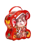 Сладкий новогодний подарок «Обожайка», детский, 500 г - фото 58045281