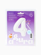 Воздушный шар фольгированный 40" «Цифра 4» - Фото 2