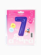 Воздушный шар фольгированный 40" «Цифра 7» - Фото 2