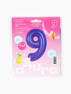 Воздушный шар фольгированный 40" «Цифра 9» 10930092