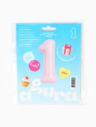 Воздушный шар фольгированный 40" «Цифра 1» - Фото 2