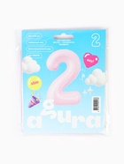 Воздушный шар фольгированный 40" «Цифра 2» - Фото 2