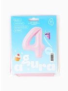 Воздушный шар фольгированный 40" «Цифра 4» - Фото 2