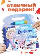 Раскраска водная многоразовая «Добавь воды», с маркером, Холодное сердце - Фото 5