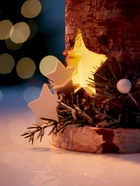 Светодиодная фигура деревянная «Декоративный пень», 1 LED, от батареек AAAx2, свечение тёплое белое 10875977