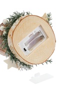 Светодиодная фигура деревянная «Декоративный пень», 1 LED, от батареек AAAx2, свечение тёплое белое 10875977