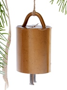 Декоративный венок «Ель с колокольчиком», d=55 см, 30 LED, от батареек CR2032×2, свечение тёплое белое - Фото 4