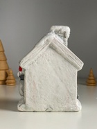 Фигурка светящаяся «Снеговичок у домика», керамика, 11.5×7.5×15.5 см - фото 7098262