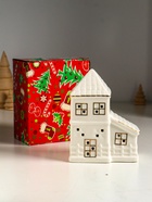 Фигурка светящаяся «Домик с верандой», керамика, белый с золотом, 9.5×6×12.5 см - Фото 6