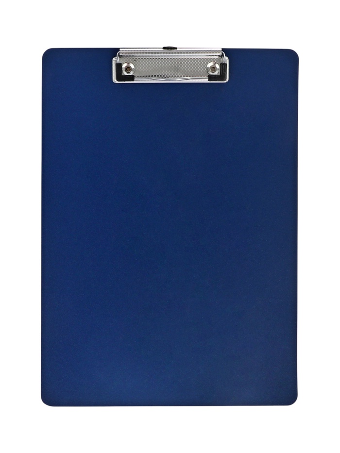 Планшет с зажимом А4, 3000 мкм, Calligrata TOP, полифом, темно-синий (клипборд) - Фото 1