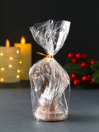 Декоративная свеча новогодняя «Конь», 60×90 мм, лак, бежевый - фото 119049296