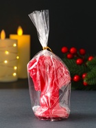 Декоративная свеча новогодняя «Конь», 60×90 мм, лак, красный - фото 119049298