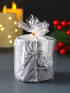 Декоративная свеча новогодняя «Лошадь Бохо», 70×75 мм, лак, серый - фото 809304471