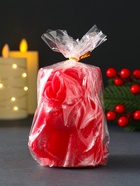 Декоративная свеча новогодняя «Барельеф Лошадь», 85×95 мм, лак, красный - фото 809304474