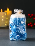 Свеча новогодняя цилиндр «Волшебство», синий - фото 119049310