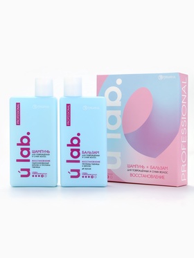 Подарочный набор «Восстановление»: шампунь 250 мл, бальзам 250 мл, URAL LAB
