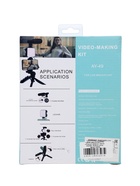 УЦЕНКА Набор блогера AY-49, штатив для телефона с лампой, микрофон, Bluetooth кнопка, чёрный 1049546 - Фото 17