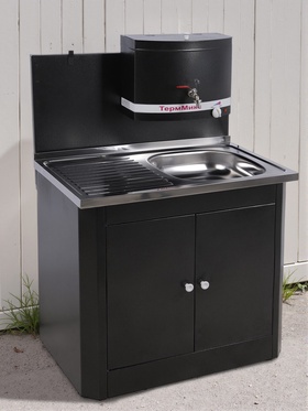 {{photo.Alt || photo.Description || 'УЦЕНКА Умывальник «ТермМикс» Тандем, с ЭВН, нержавеющая мойка, 1250 Вт, 17 л, цвет графит'}}