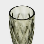 УЦЕНКА Набор бокалов для шампанского 6 шт. «Круиз» 160 мл, 7×20 см, зелёная - Фото 4