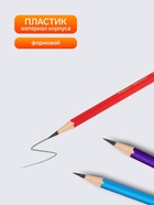 Карандаш чернографитный «Мульти-Пульти. Цветок», HB, пластиковый, формовой корпус, МИКС - Фото 2