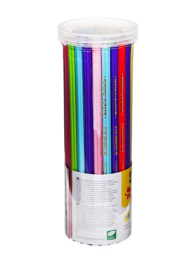 Карандаш чернографитный «Мульти-Пульти. Цветок», HB, пластиковый, формовой корпус, МИКС