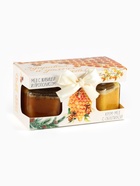 Подарочный набор новогодний «Здоровья и долголетия», мёд с прополисом, крем-мёд с облепихой - Фото 2