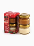 Крем-мёд новогодний, с кусочками грецкого ореха, кедрового ореха, набор 2 шт. х 30 г - фото 58045689 Крем-мёд новогодний, с кусочками грецкого ореха, кедрового ореха, набор 2 шт. х 30 г - фото 58045689