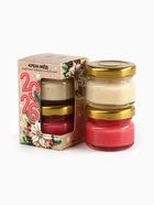 Крем-мёд «Новый год 2026», с кусочками клубники и кедровым орехом, набор 2 шт. × 30 г - фото 118585192 Крем-мёд «Новый год 2026», с кусочками клубники и кедровым орехом, набор 2 шт. × 30 г - фото 118585192