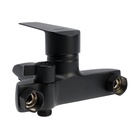 УЦЕНКА Смеситель для ванны ZEIN Z3855, однорычажный, душевой набор, лейка 5 режимов, черный 10936324