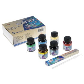 {{photo.Alt || photo.Description || 'УЦЕНКА Краска по ткани набор 5цв*70 мл Гамма «Батик-Хобби» +резерв к/к'}}