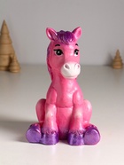 Копилка для денег «Радостный конь», гипс, 20 см, розовый - Фото 2
