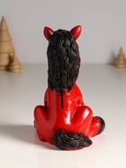 Копилка для денег «Огненный конь», гипс, 20 см, красный - Фото 4