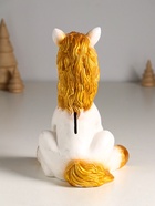 Копилка для денег «Радостный конь», гипс, 20 см, белый - Фото 4