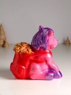 Копилка для денег «Конь с деньгами», гипс, 21 см, розовый - Фото 4