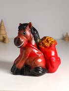 Копилка для денег «Конь с деньгами», гипс, 21 см, коричневый - Фото 2