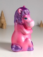 Копилка для денег «Лошадь с сердцем», гипс, 24 см, розовый - Фото 5