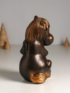 Копилка для денег «Лошадь с сердцем», гипс, 23 см, под бронзу - Фото 4