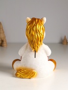 Копилка для денег «Конь с подковой», гипс, 23 см, белый - Фото 4