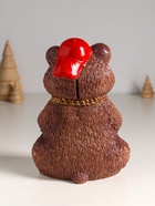 Копилка для денег «Хомяк в кепке», гипс, 20 см, коричневый - фото 809246623