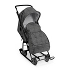 Санки-коляска «Наши детки 3-1К», мокко, графический - Фото 1