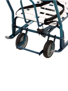 Санки детские с колёсами «Тимка 6 универсал», с ручкой, морской лак - Фото 3