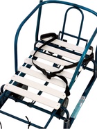 Санки детские с колёсами «Тимка 6 универсал», с ручкой, морской лак - Фото 7