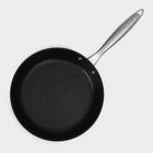 УЦЕНКА Набор сковород Magistro Rock Stone. 2 шт.: d=22 см d=26 см, кухонные щипцы, Greblone C3, инд - Фото 11