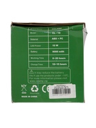 УЦЕНКА Фонарь кемпинговый аккумуляторный, с лампочками,10 Вт, 9000 мАч, солнечная батарея, USB 10936445