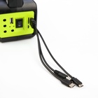 УЦЕНКА Фонарь кемпинговый аккумуляторный, с лампочками,10 Вт, 9000 мАч, солнечная батарея, USB 10936445