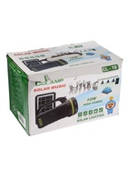 УЦЕНКА Фонарь кемпинговый аккумуляторный, с лампочками,10 Вт, 9000 мАч, солнечная батарея, USB 10936445