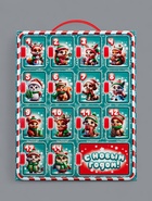 Подарочная новогодняя коробка «Лесная братва», Адвент календарь, с заданиями, 24.2×3.2×30.2 см - Фото 4