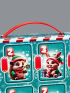 Подарочная новогодняя коробка «Лесная братва», Адвент календарь, с заданиями, 24.2×3.2×30.2 см - Фото 7