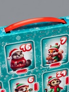 Подарочная новогодняя коробка «Лесная братва», Адвент календарь, с заданиями, 41×3×30 см - Фото 5